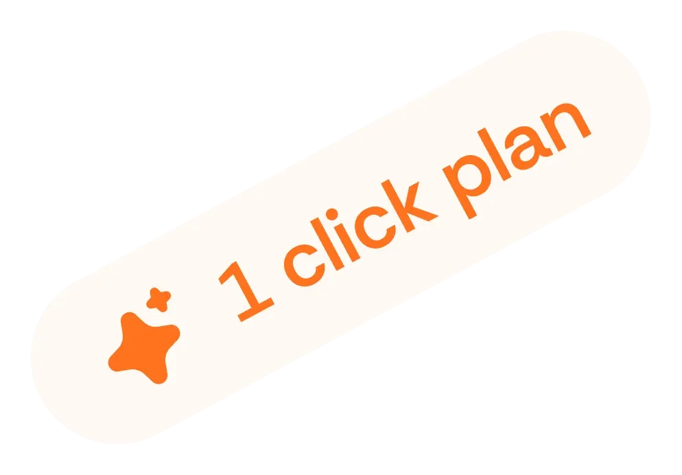 One-click trip plan button — Pocket Guide Azores AI itinerary builder